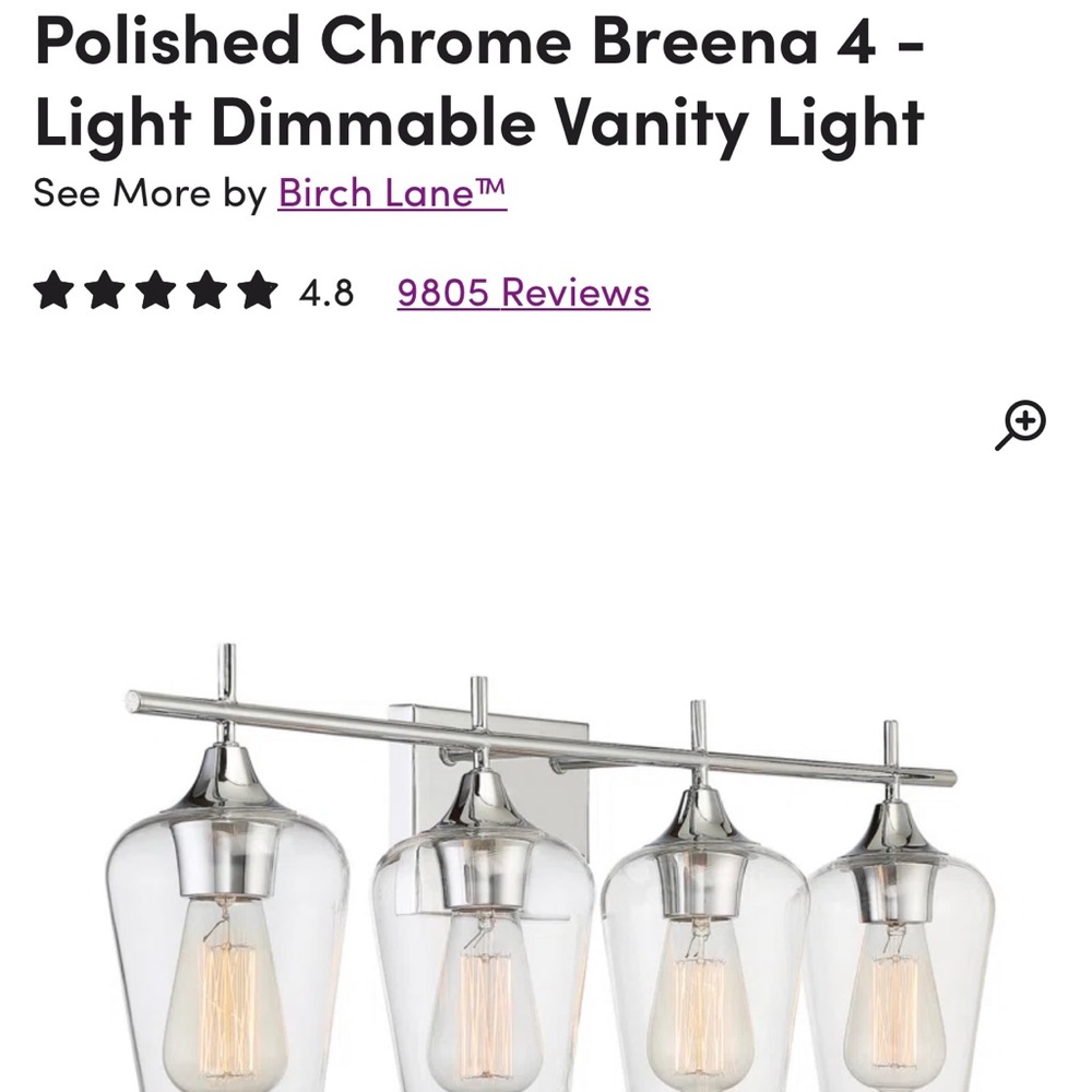 3 sets of Satin Nickel Dimmeable Bathroom Vanity Lights